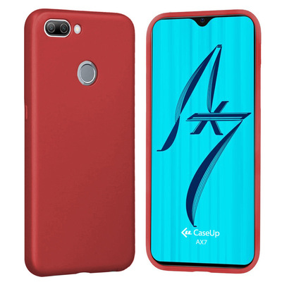 CaseUp Oppo AX7 Kılıf Matte Surface Kırmızı
