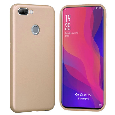 CaseUp Oppo F9 / F9 Pro Kılıf Matte Surface Gold