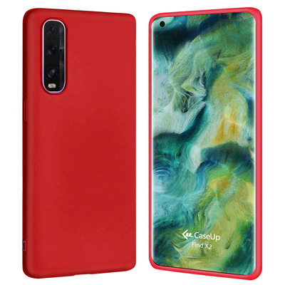 CaseUp Oppo Find X2 Kılıf Matte Surface Kırmızı