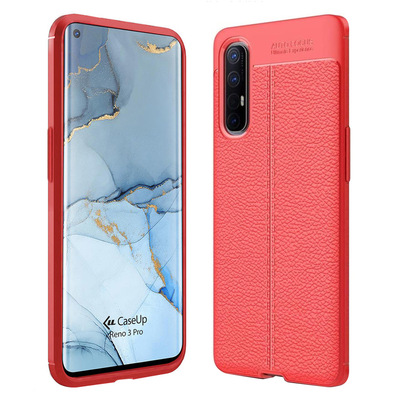 CaseUp Oppo Reno 3 Pro Kılıf Niss Silikon Kırmızı