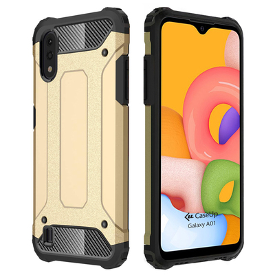 CaseUp Samsung Galaxy A01 Kılıf Tank Gold