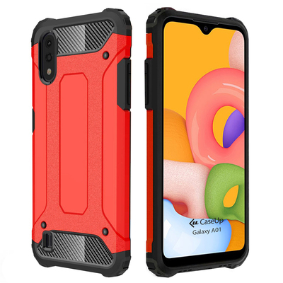 CaseUp Samsung Galaxy A01 Kılıf Tank Kırmızı