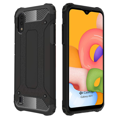 CaseUp Samsung Galaxy A01 Kılıf Tank Siyah