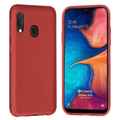CaseUp Samsung Galaxy A20 Kılıf Matte Surface Kırmızı