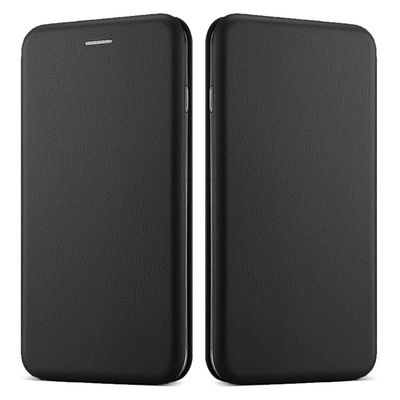 CaseUp Samsung Galaxy A21 Kılıf Manyetik Stantlı Flip Cover Siyah