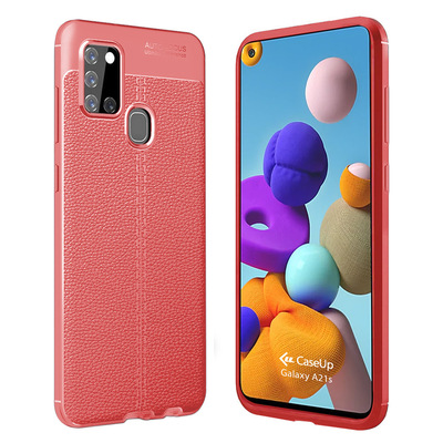 CaseUp Samsung Galaxy A21s Kılıf Niss Silikon Kırmızı