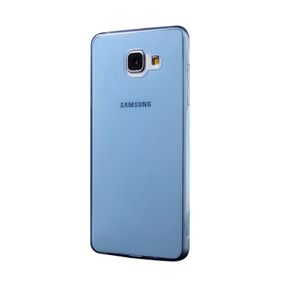 CaseUp Samsung Galaxy A3 2016 Kılıf Transparent Soft Mavi