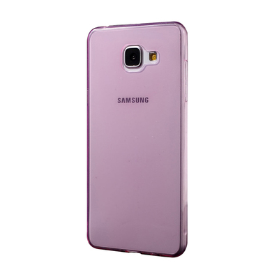 CaseUp Samsung Galaxy A3 2016 Kılıf Transparent Soft Pembe