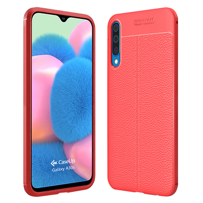 CaseUp Samsung Galaxy A30s Kılıf Niss Silikon Kırmızı