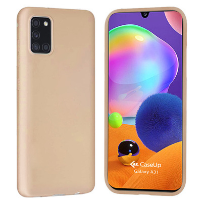 CaseUp Samsung Galaxy A31 Kılıf Matte Surface Gold