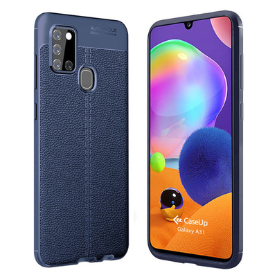 CaseUp Samsung Galaxy A31 Kılıf Niss Silikon Lacivert