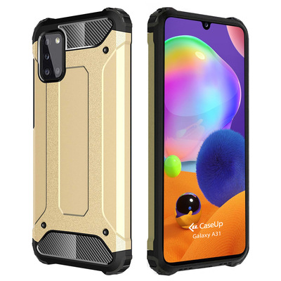 CaseUp Samsung Galaxy A31 Kılıf Tank Gold