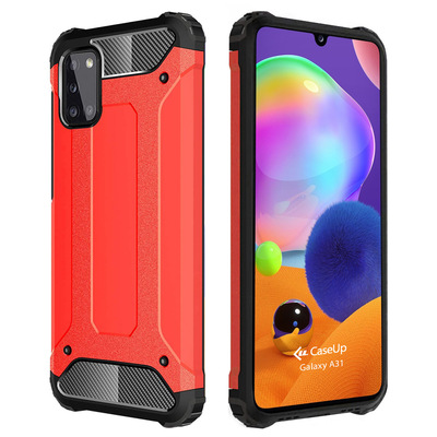 CaseUp Samsung Galaxy A31 Kılıf Tank Kırmızı