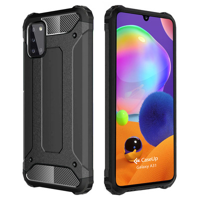 CaseUp Samsung Galaxy A31 Kılıf Tank Siyah