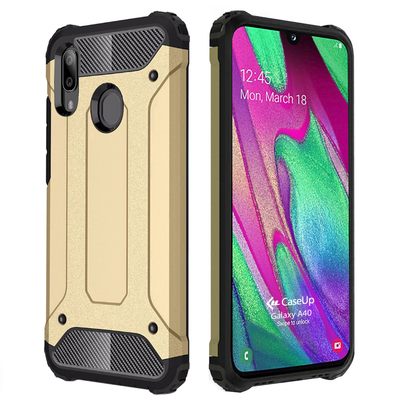 CaseUp Samsung Galaxy A40 Kılıf Tank Gold