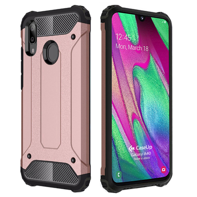 CaseUp Samsung Galaxy A40 Kılıf Tank Rose Gold