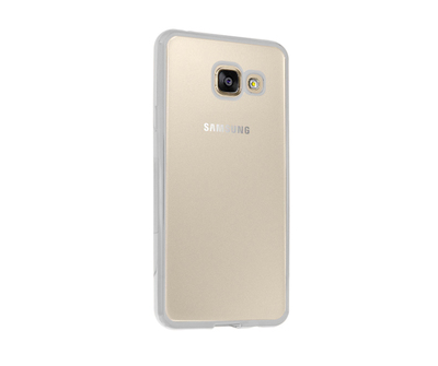 CaseUp Samsung Galaxy A5 2016 Lazer Kesim Silikon Kılıf Gümüş