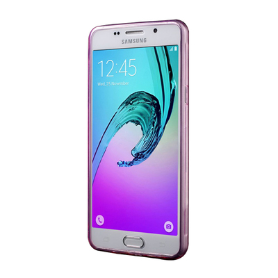 CaseUp Samsung Galaxy A5 2016 Kılıf Transparent Soft Pembe