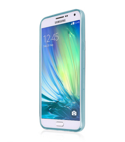 CaseUp Samsung Galaxy A5 Kılıf Transparent Soft Mavi