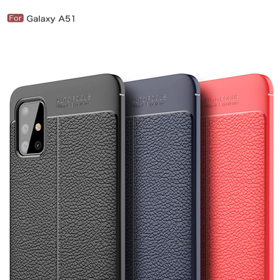 CaseUp Samsung Galaxy A51 Kılıf Niss Silikon Kırmızı