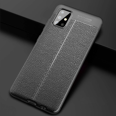 CaseUp Samsung Galaxy A51 Kılıf Niss Silikon Siyah