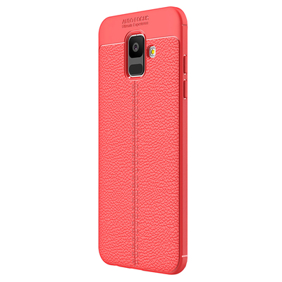 CaseUp Samsung Galaxy A6 2018 Kılıf Niss Silikon Kırmızı