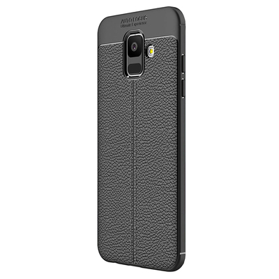 CaseUp Samsung Galaxy A6 2018 Kılıf Niss Silikon Siyah