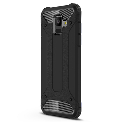 Caseup Samsung Galaxy A6 2018 Kılıf Tank Siyah