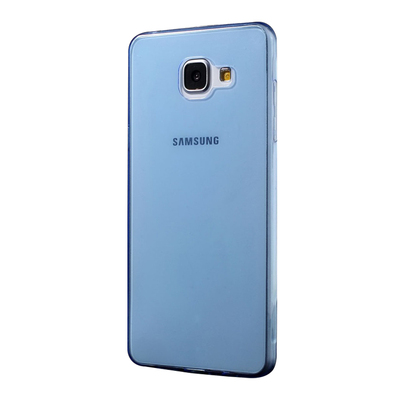 CaseUp Samsung Galaxy A7 2016 Kılıf Transparent Soft Mavi