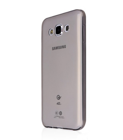 CaseUp Samsung Galaxy A7 Kılıf Transparent Soft Siyah