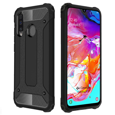 CaseUp Samsung Galaxy A70 Kılıf Tank Siyah