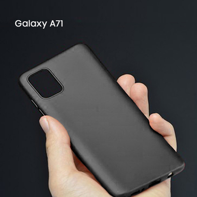 CaseUp Samsung Galaxy A71 Kılıf Matte Surface Siyah