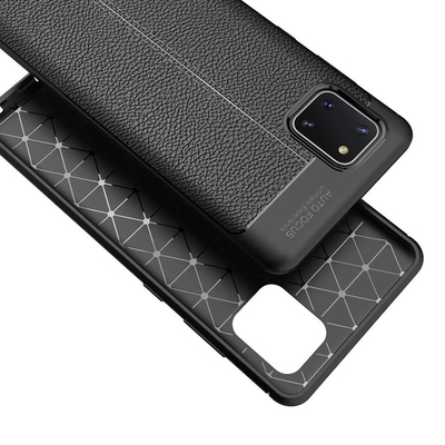 CaseUp Samsung Galaxy A81 Kılıf Niss Silikon Siyah