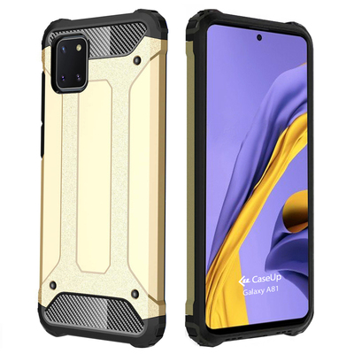 CaseUp Samsung Galaxy A81 Kılıf Tank Gold