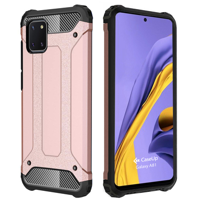 CaseUp Samsung Galaxy A81 Kılıf Tank Rose Gold