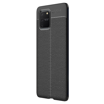 CaseUp Samsung Galaxy A91 Kılıf Niss Silikon Siyah