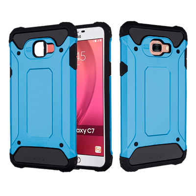 Caseup Samsung Galaxy C5 Kılıf Tank Mavi