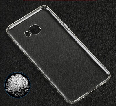 Caseup Samsung Galaxy C7 Pro Kılıf Transparent Soft Siyah