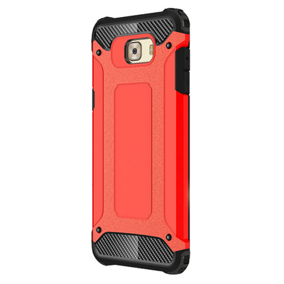 CaseUp Samsung Galaxy C7 Pro Kılıf Tank Kırmızı