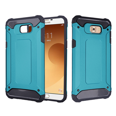 Caseup Samsung Galaxy C9 Pro Kılıf Tank Mavi