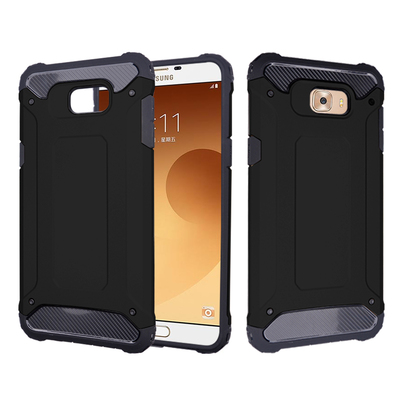 Caseup Samsung Galaxy C9 Pro Kılıf Tank Siyah