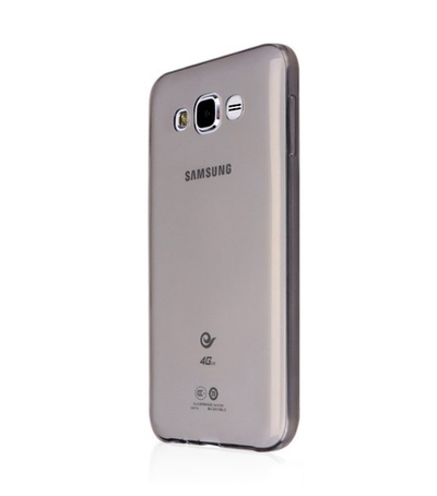 CaseUp Samsung Galaxy Core Prime Kılıf Transparent Soft Siyah
