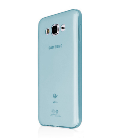 CaseUp Samsung Galaxy Grand Prime Kılıf Transparent Soft Mavi