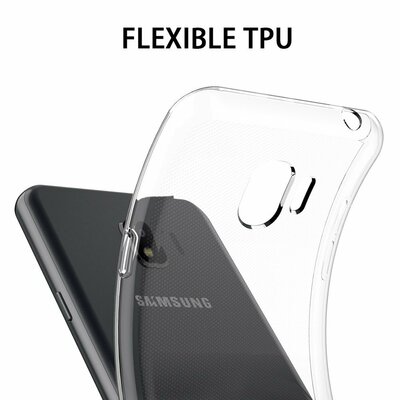 Caseup Samsung Galaxy J2 Core Kılıf Transparent Soft Beyaz