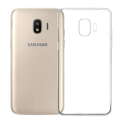 Caseup Samsung Galaxy J4 Kılıf Transparent Soft Beyaz