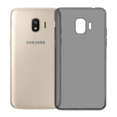 Caseup Samsung Galaxy J4 Kılıf Transparent Soft Siyah