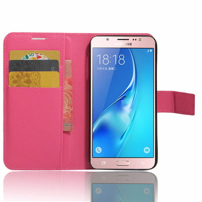 CaseUp Samsung Galaxy J5 2016 Cüzdanlı Suni Deri Kılıf Pembe