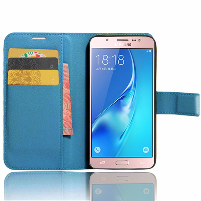 CaseUp Samsung Galaxy J5 2016 Cüzdanlı Suni Deri Kılıf Turkuaz