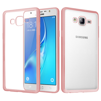 CaseUp Samsung Galaxy J5 2016 Lazer Kesim Silikon Kılıf Rose Gold