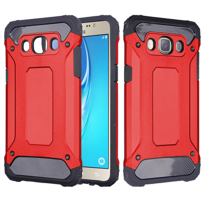 Caseup Samsung Galaxy J5 2016 Kılıf Tank Kırmızı